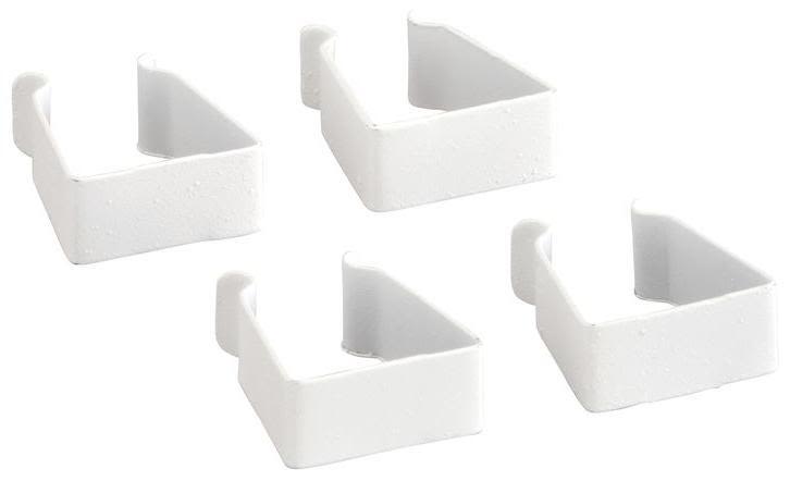 Elfa 222514 Gavelclips till backstativ Vit