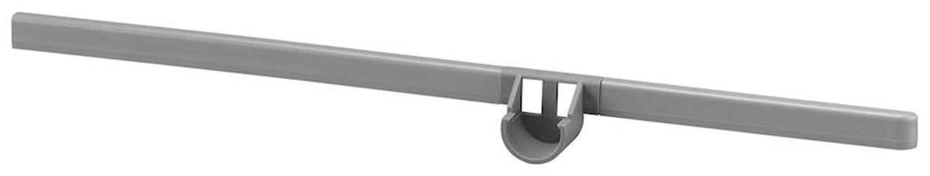 Elfa 480680 Konsoltäcklist platinum, 33x420x33 mm Vänster