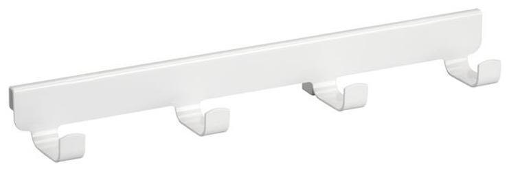 Elfa 473316 Konsolkroklist 4 krokar, vit