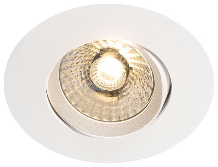 Hide-a-Lite Comfort G4 7475838 Downlight vit, 7,5 W, tilt 520 lm, 2-27 K, 36 GR