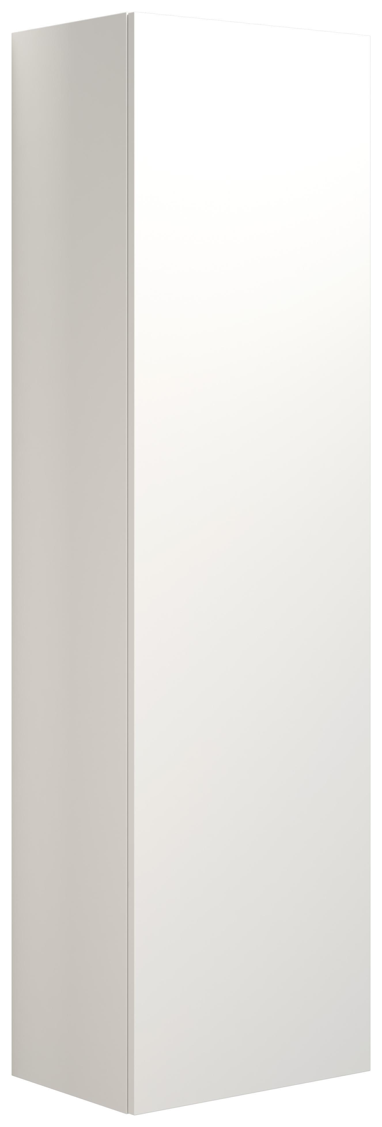 Dansani Luna Högskåp slät, 500 mm Vit matt, högerhängd