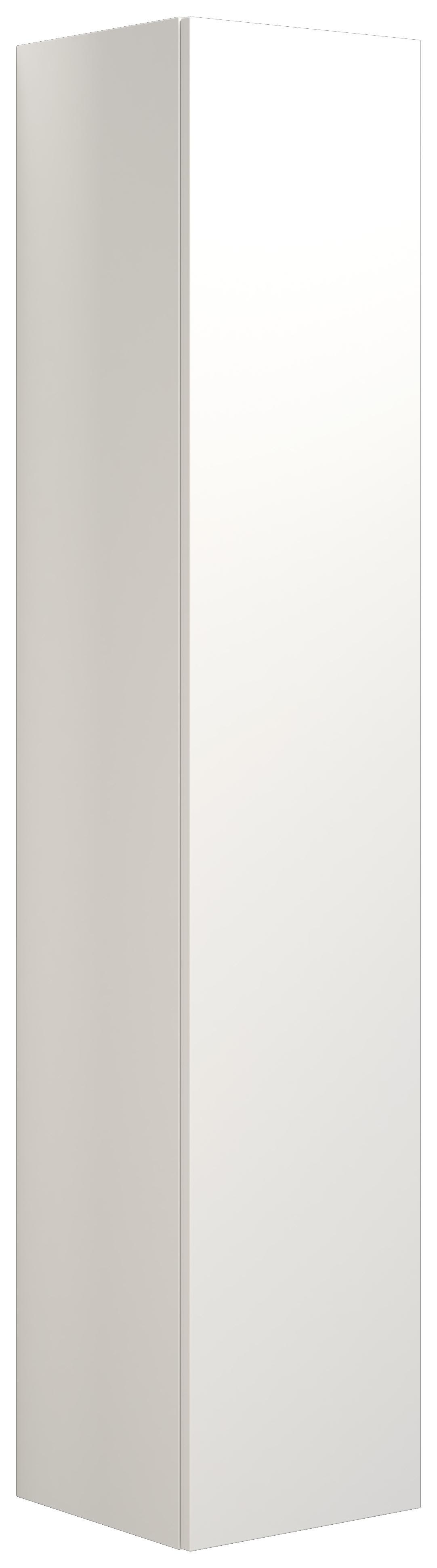Dansani Luna Högskåp slät, 350 mm Vit matt, högerhängd