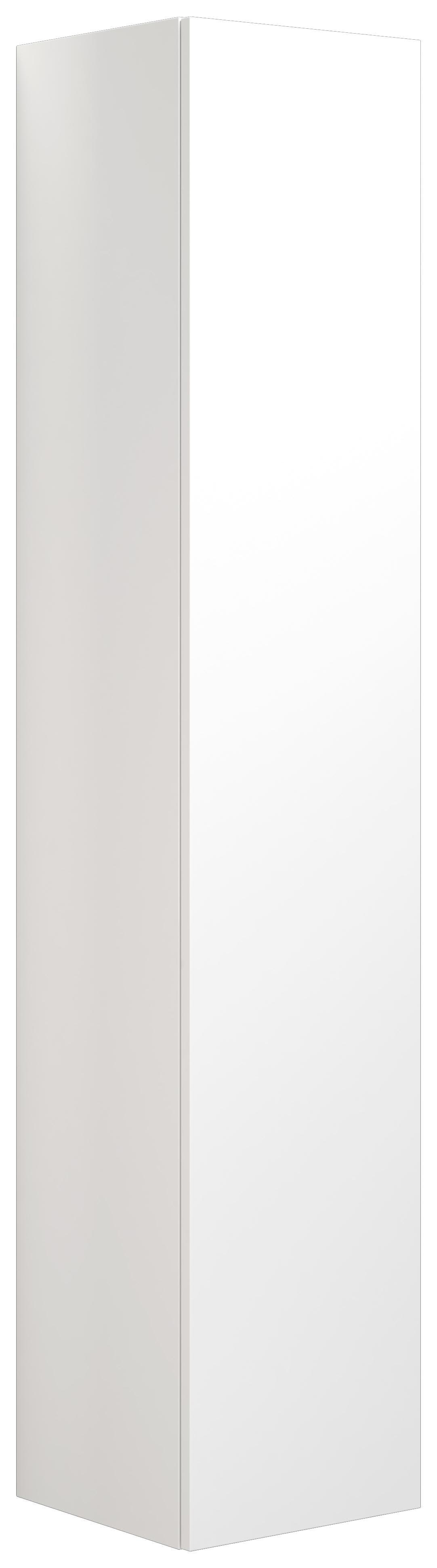 Dansani Luna Högskåp slät, 350 mm Vit högglans, högerhängd