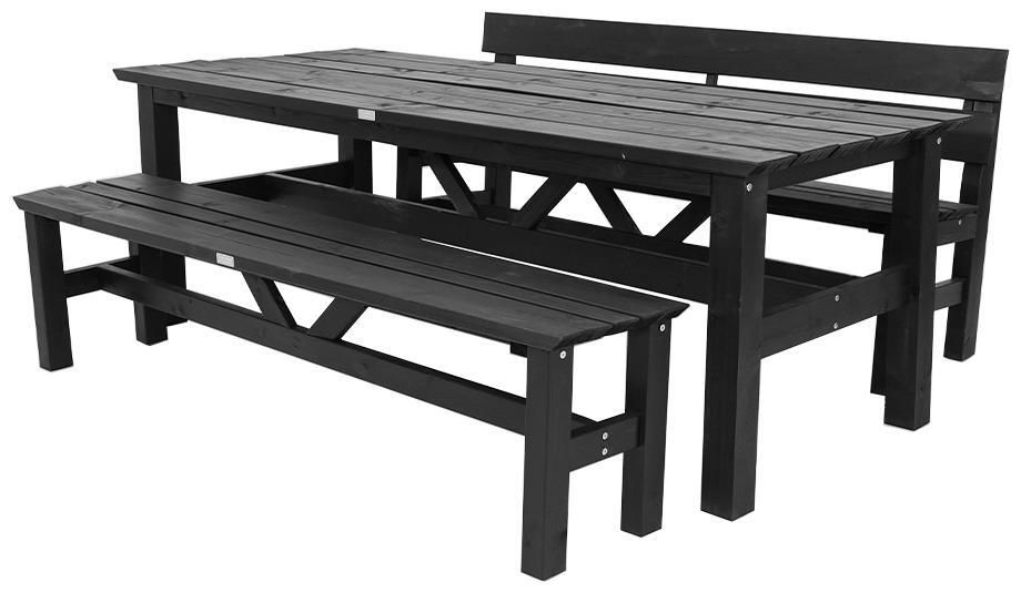 Eden Wood Viking EW 0281-G75 Matgrupp bord, bänk, soffa Vit/grå