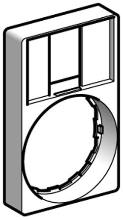 Schneider Electric ZBZ35 Skylthållare 30x50 mm, för XB4/XB5