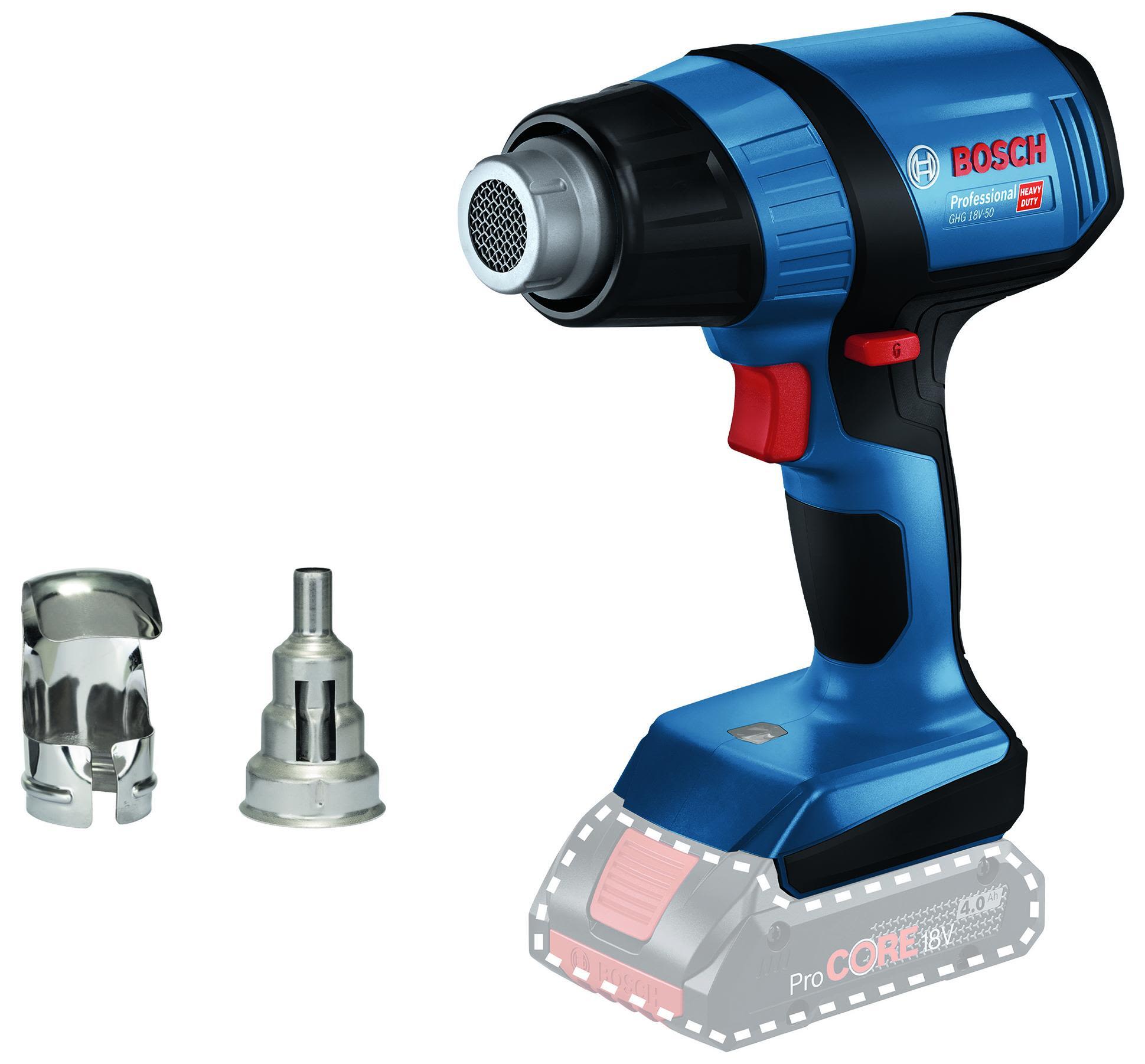 Bosch GHG 18V-50 Varmluftspistol uten batteri og lader