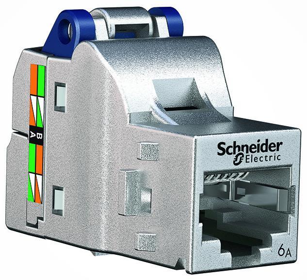 Schneider Electric S-One DPM Kat 6A STP Modularjack Avskärmad 1 st.