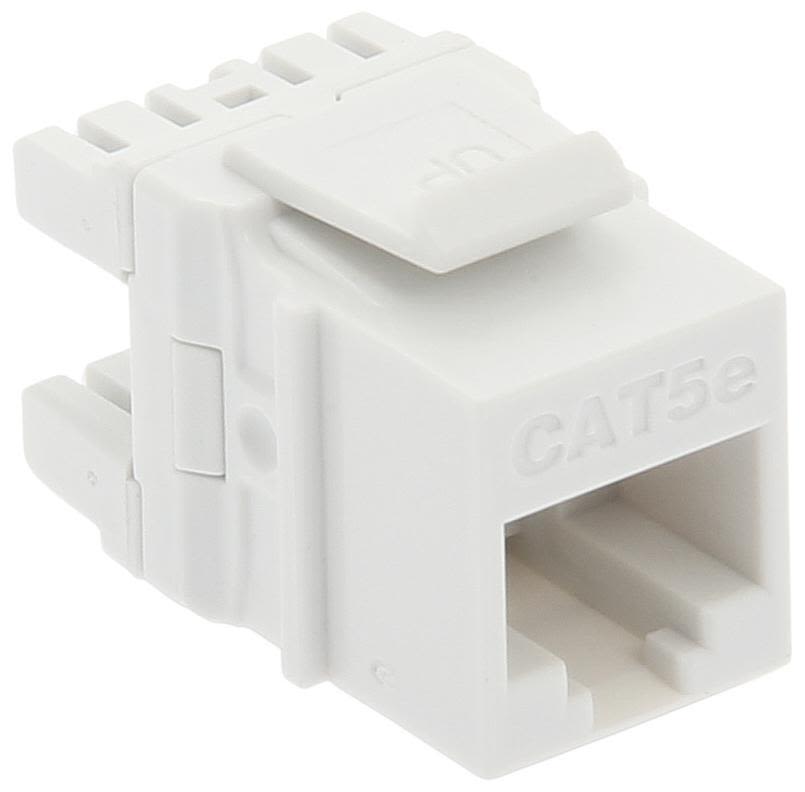 Eurolan 16B-U5-03WT Keystoneuttag RJ45, Cat 5E UTP, Eurolan