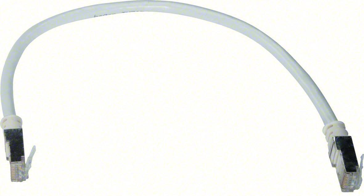 Hager TN713 Patchkabel skärmad, RJ45, S/FTP 0,5 m