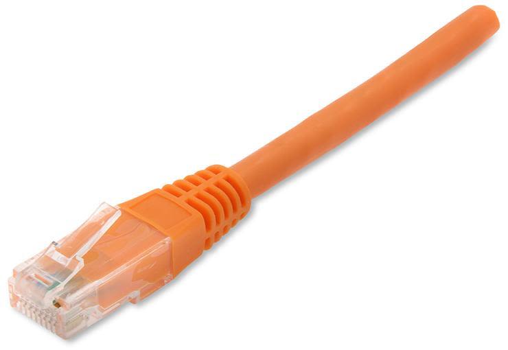 Eurolan 21D-U6-03OR Patchkabel 2 x RJ45 UTP, orange 3 m