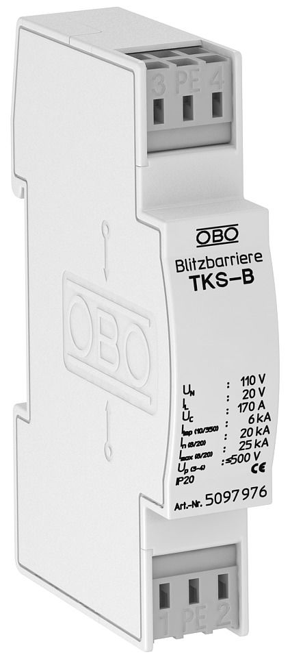 Obo Bettermann 5097976 Blixtströmavledare 2-polig