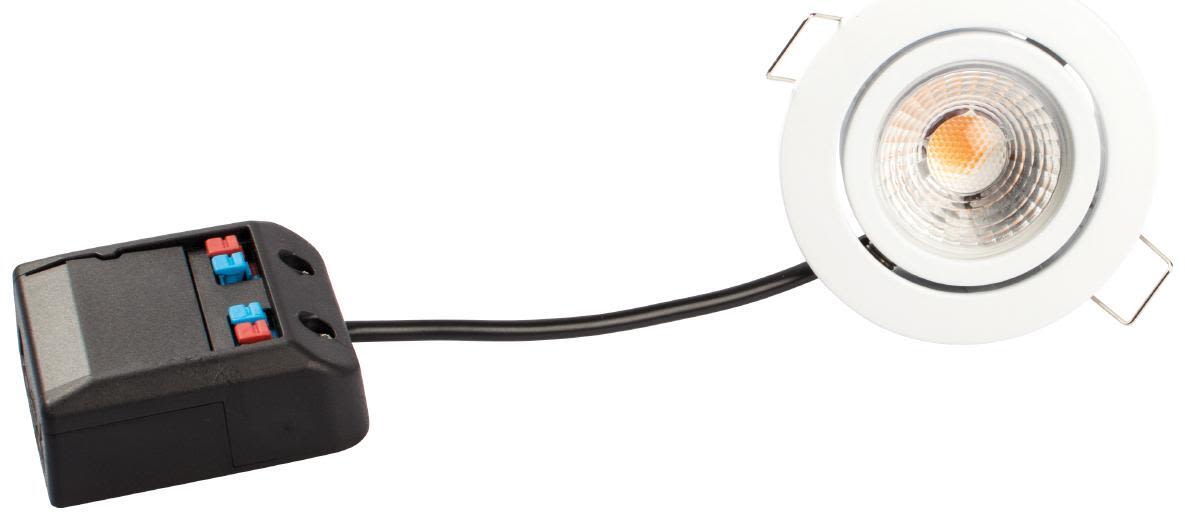 Scan Products Claudia Downlight 3000 K, 3,2 W Mat hvid