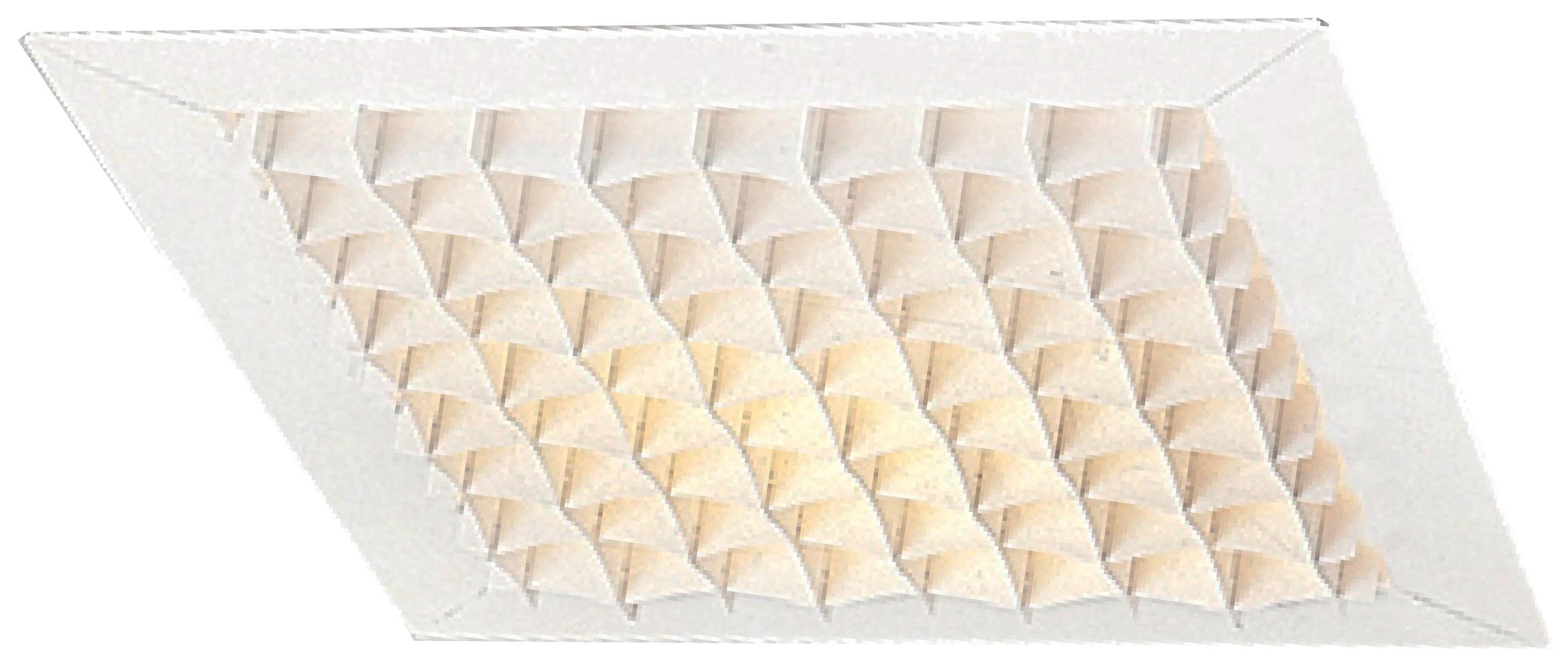 Westal Quattro II Takfotsarmatur 340 x 340 mm Vit
