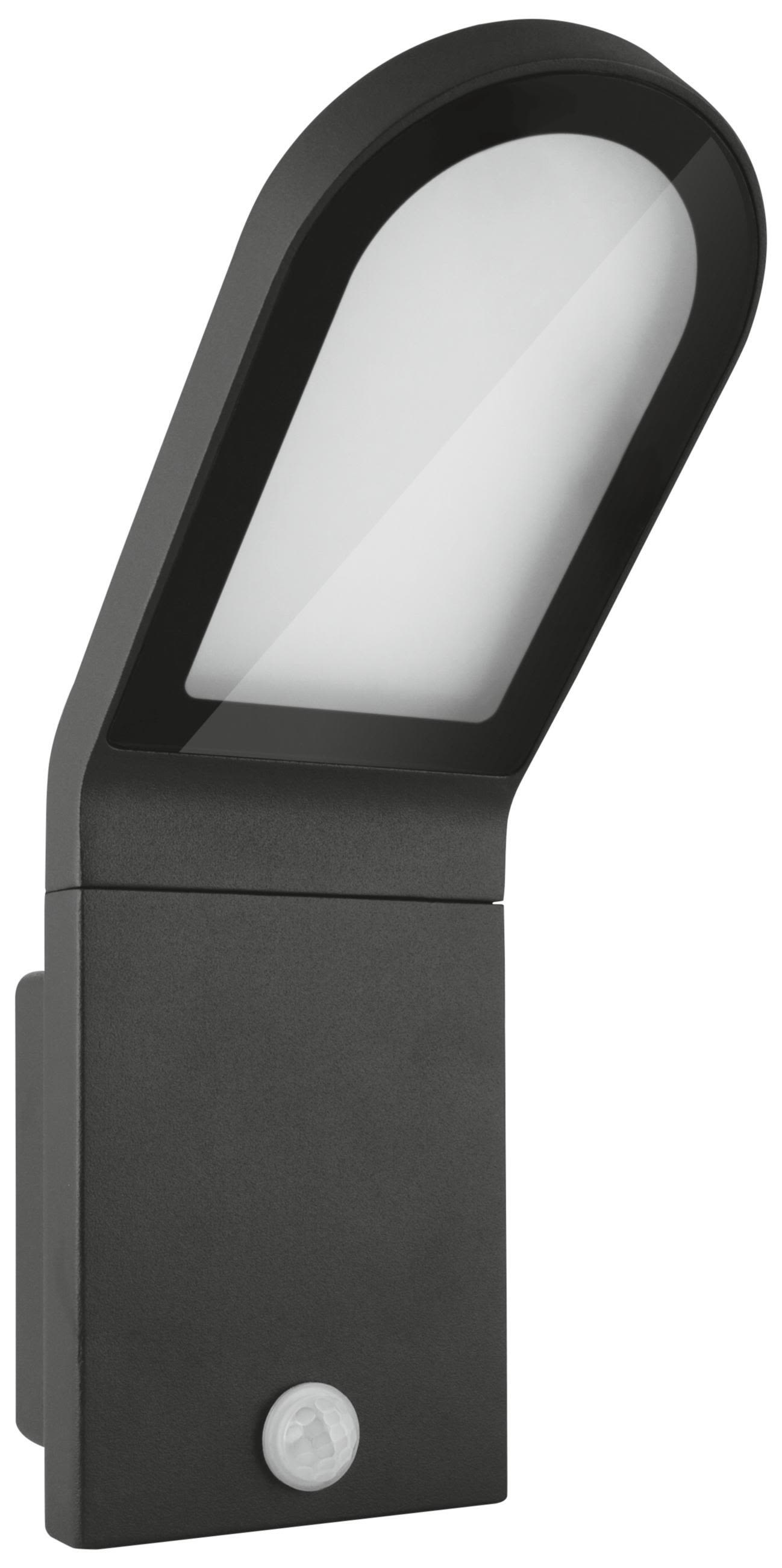LEDVANCE LED Facade Edge Väggarmatur 12W, 3000K, 740 lm, sensor Grå