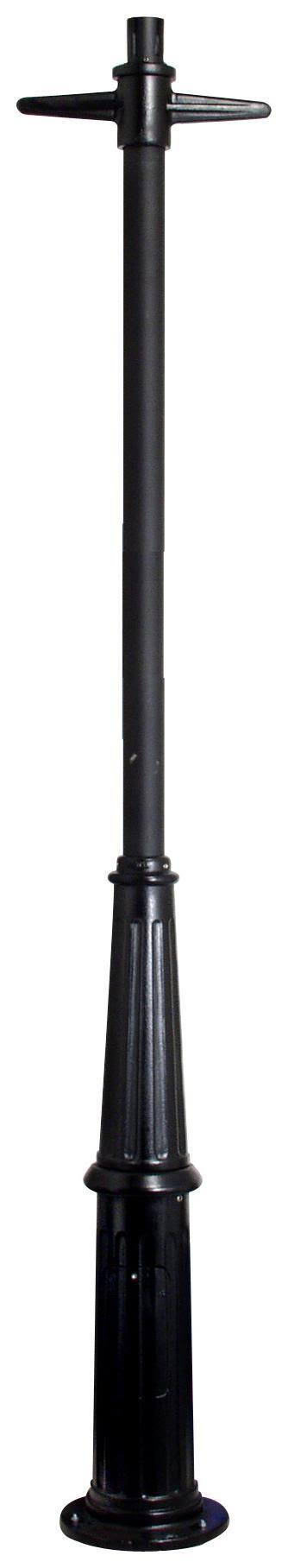Westal 6094 Stolpe svart, Ø60 mm med stegpinne