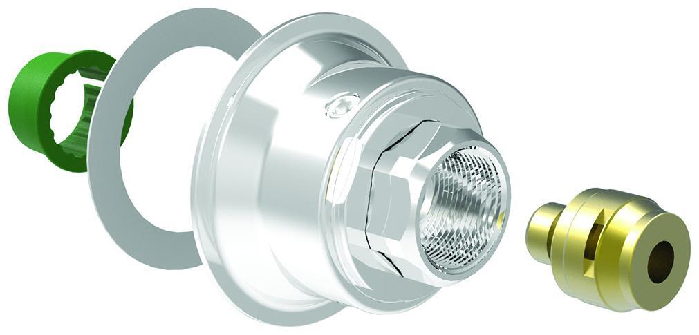 Vatette V6 Koblingsskive for plastrør 15 mm rørdiameter