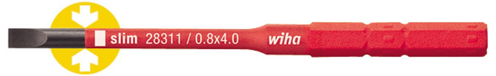 Wiha slimBit 34580 Bits spår, 75 mm, 1000 V 4,0x75 mm