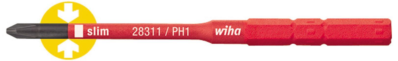 Wiha slimBit 34583 Bits PH, 75 mm,1000 V PH1x75 mm