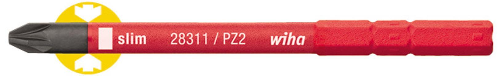 Wiha slimBit 34586 Bits pozidriv, 75 mm, 1000 V PZ2x75 mm