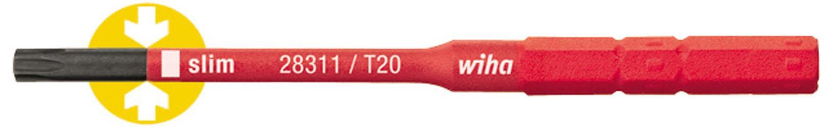 Wiha slimBit 35509 Ruuvauskärki TORX®, 75 mm, 1000 V T20x75 mm