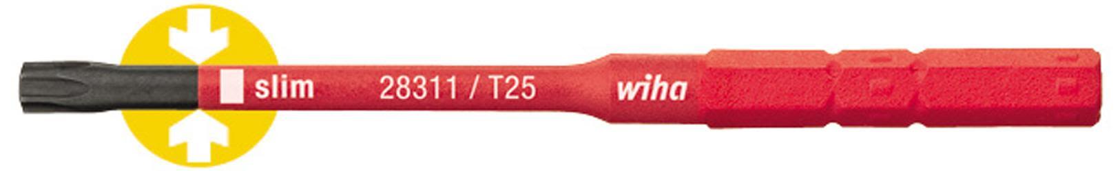 Wiha slimBit 36071 Bits torx, 75 mm, 1000 V T25x75 mm