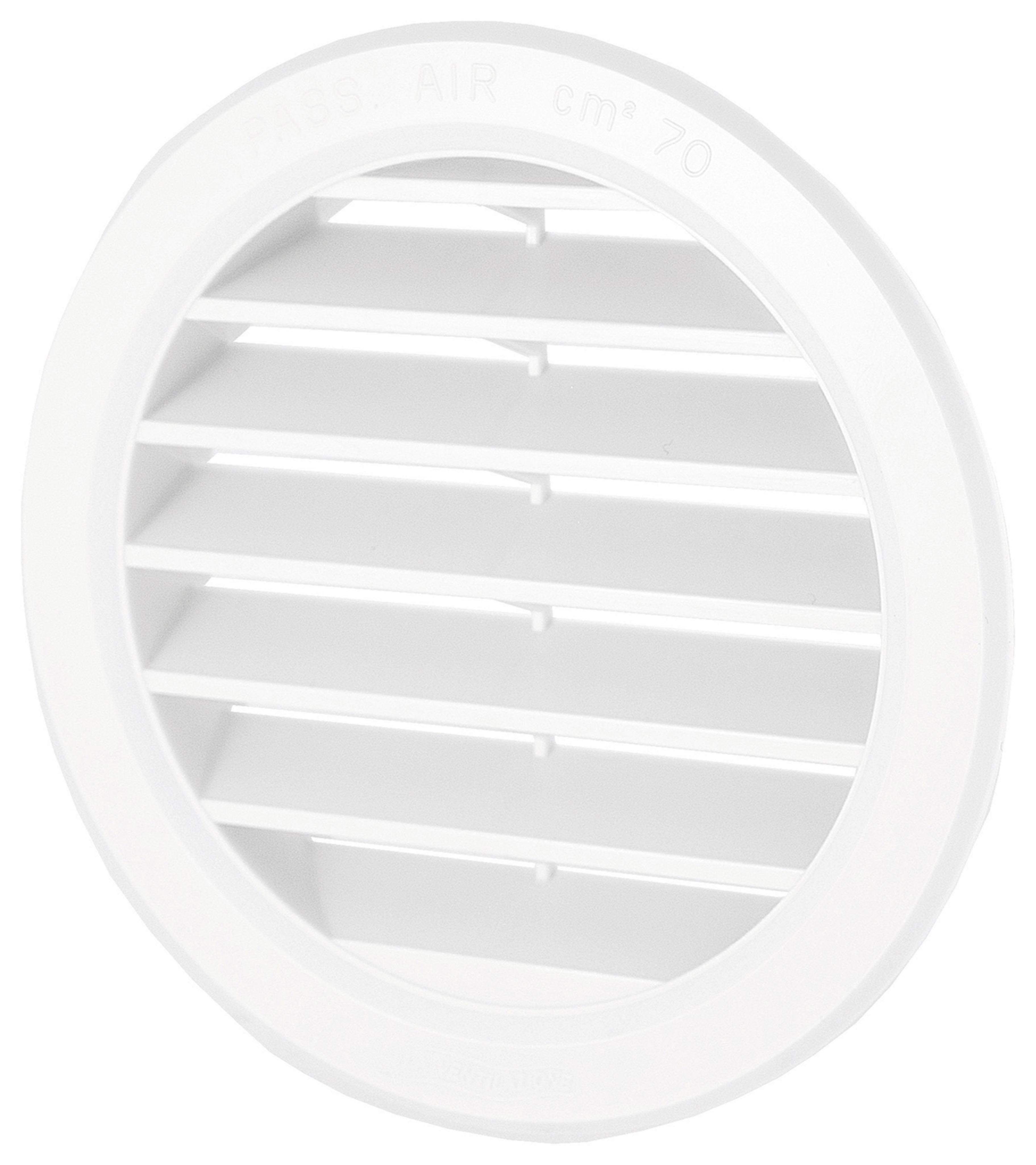 PAX 8909-6 Överluftsdon vit, Ø100 mm