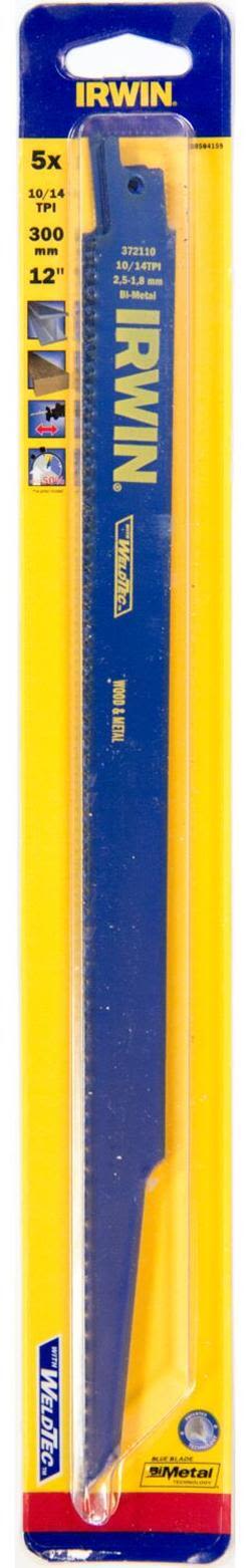 Irwin 10504159 Bajonetsavklinger 300 mm, 10/14 TPI, stk 5
