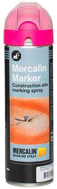 Mercalin Marker Märkfärg fluorescerande, 500 ml Cerise