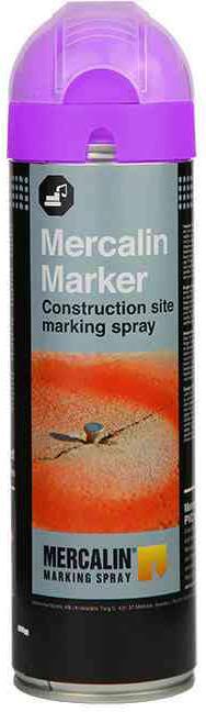 Mercalin Marker Märkfärg fluorescerande, 500 ml Violett