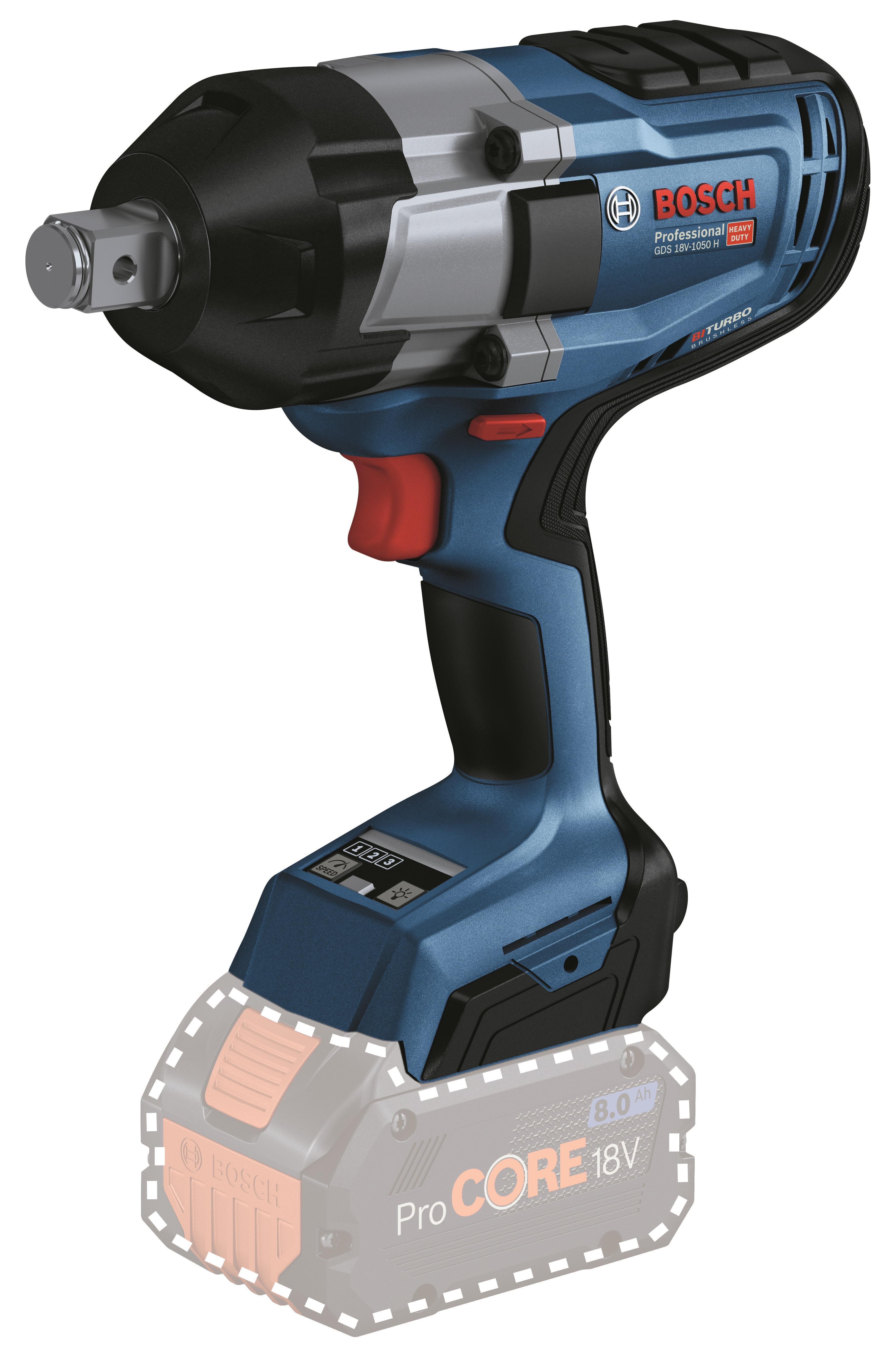 Bosch GDS 18V-1050 H Mutterdragare utan batteri och laddare