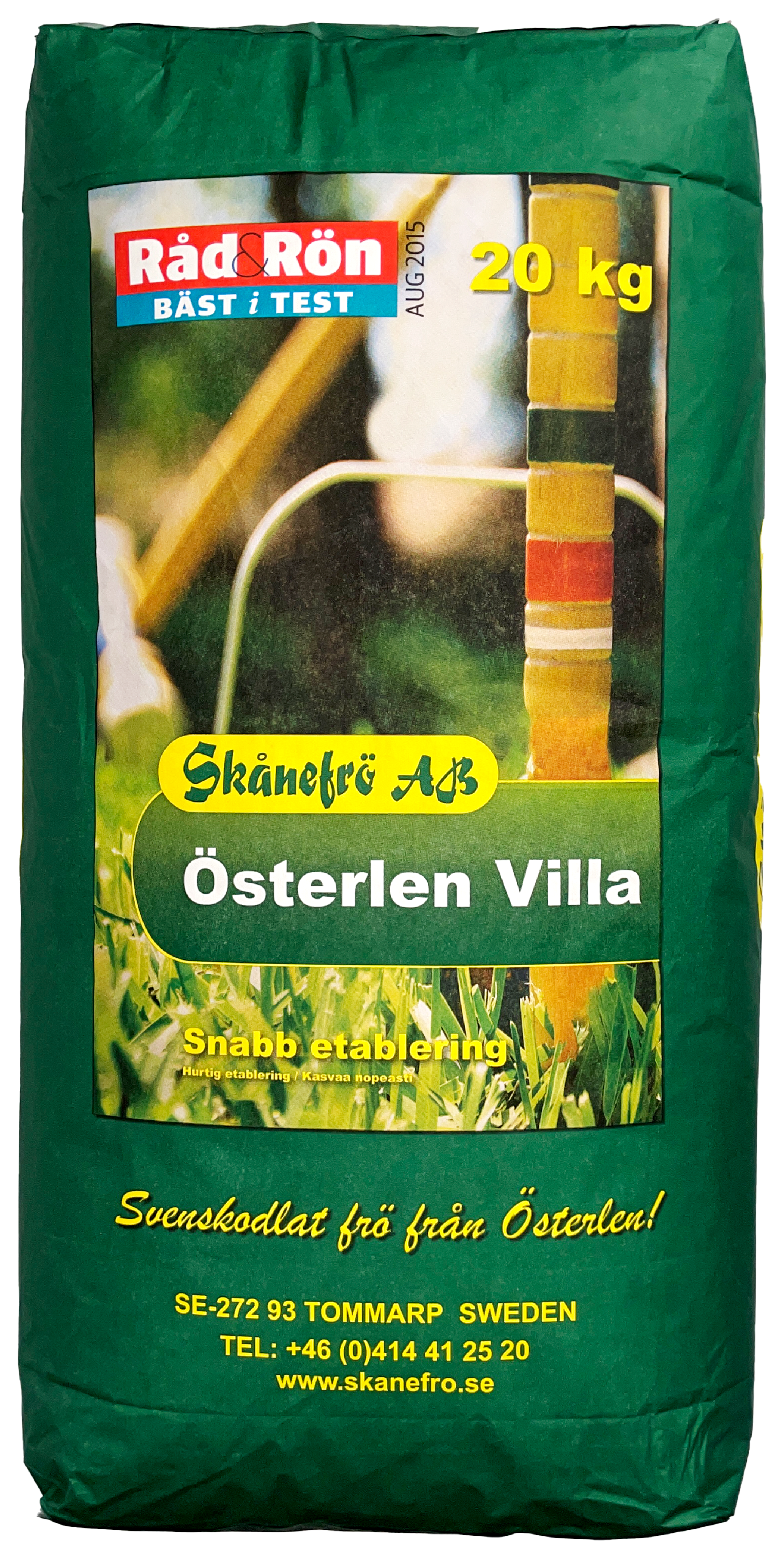 Skånefrö Österlen Villa Gräsfrö 20 kg