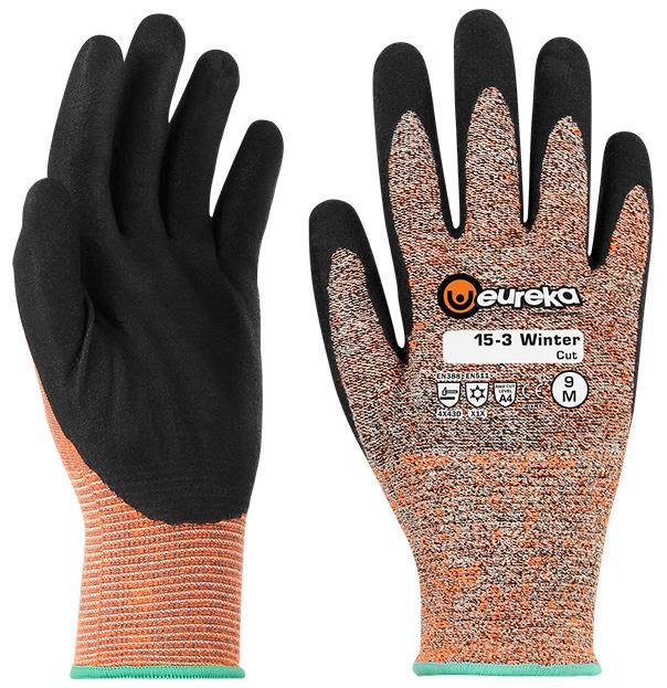 Eureka Cut D 15-3 Vinterhandske nitril, skärskydd 10