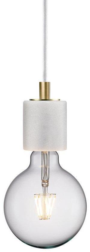 Nordlux Siv Pendellampa marmor Vit