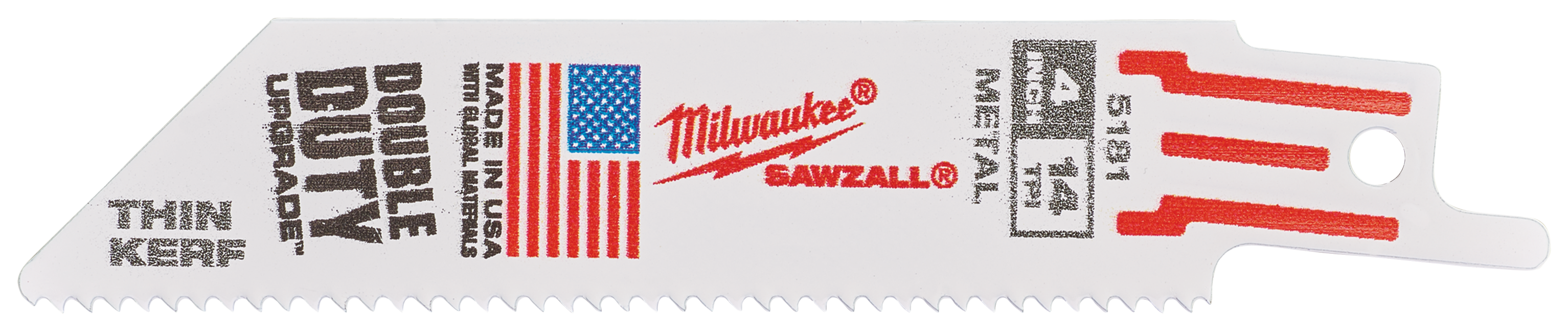 Milwaukee 48475181 Puukkosahanterä 14T, 5 kpl 100 mm
