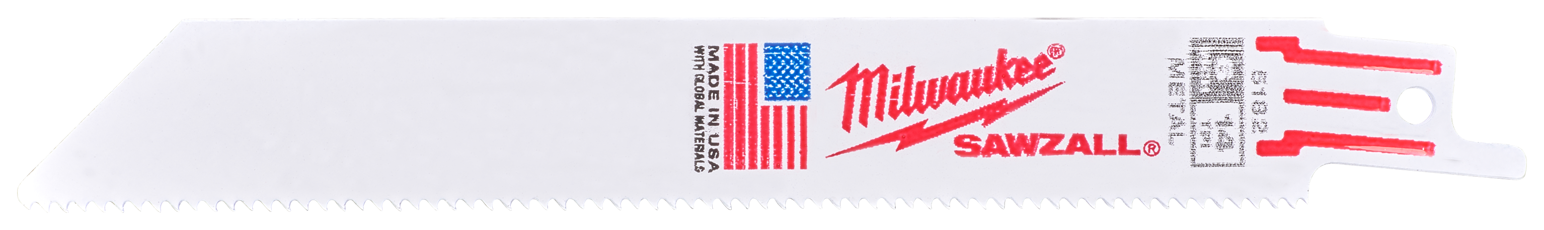 Milwaukee 48475182 Tigersågblad 14T, 5-pack 150 mm