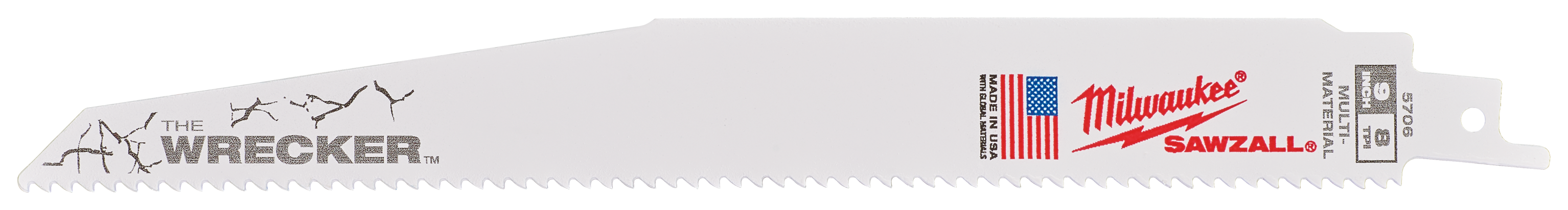 Milwaukee WRECKER Tigersågblad 7/11T, 5-pack 230 mm