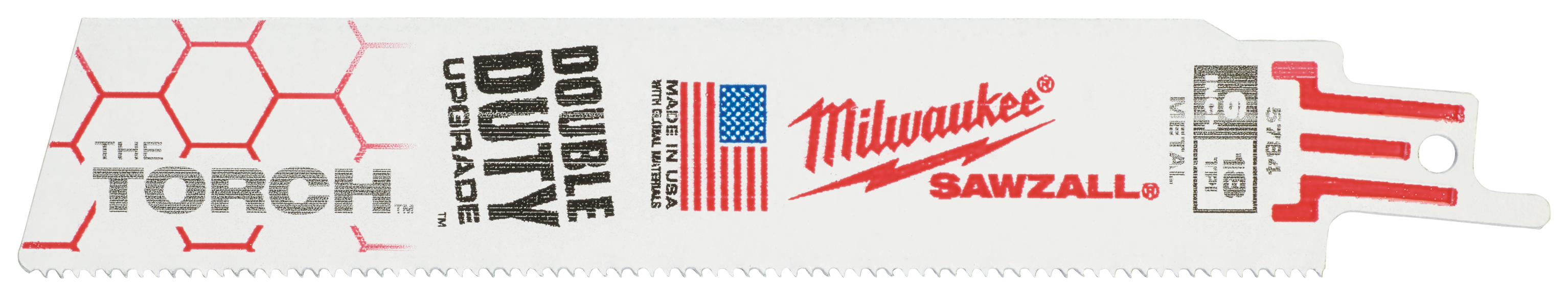 Milwaukee TORCH Puukkosahanterä 18T, 5 kpl 150 mm