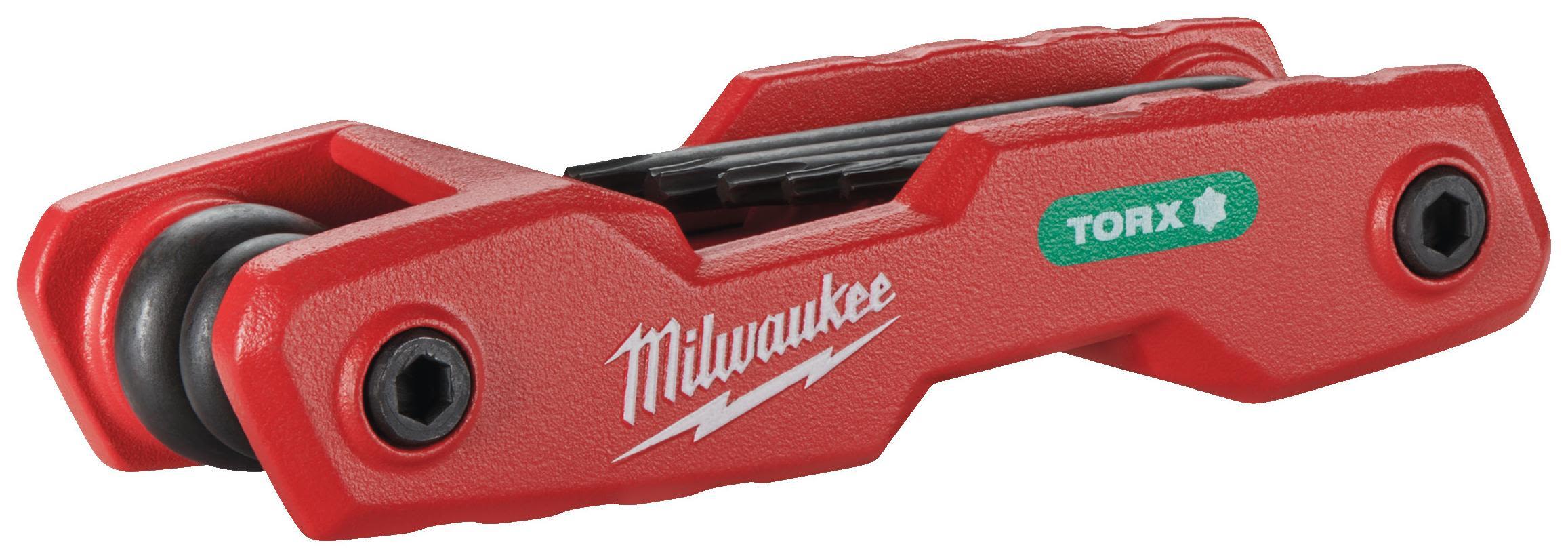 Milwaukee 4932480979 Torxnøglesæt foldbar, T9-T40, 8 dele
