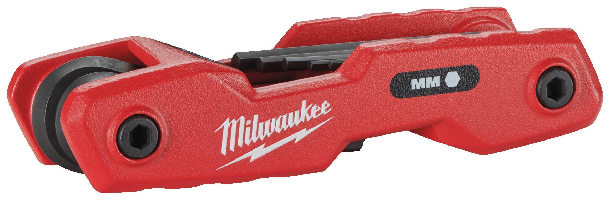 Milwaukee 4932480978 Insexnyckelsats fällbara, 1,5-8 mm, 8 delar
