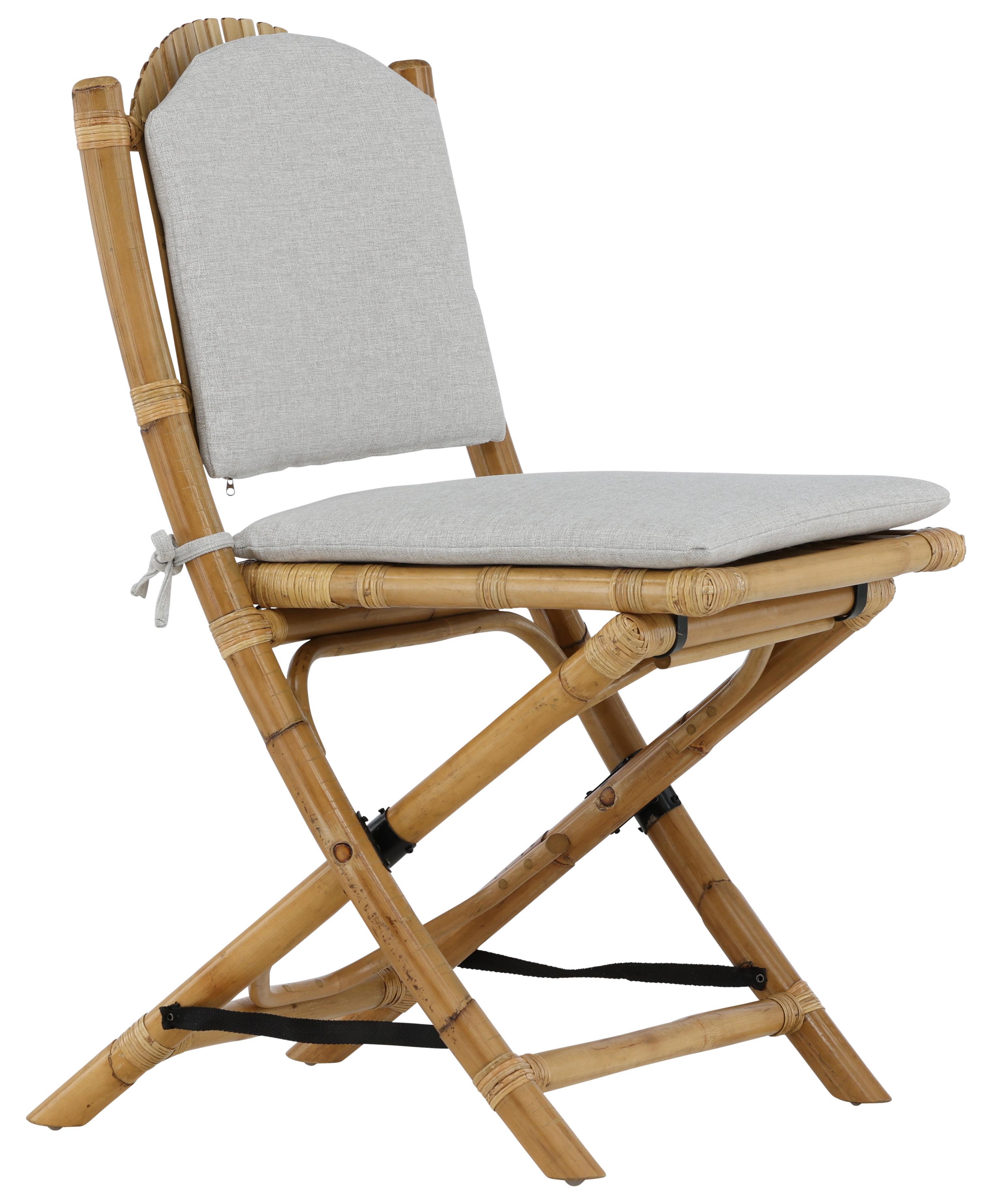 Venture Home Cane 1217-6010 Klaffstol natur/grå