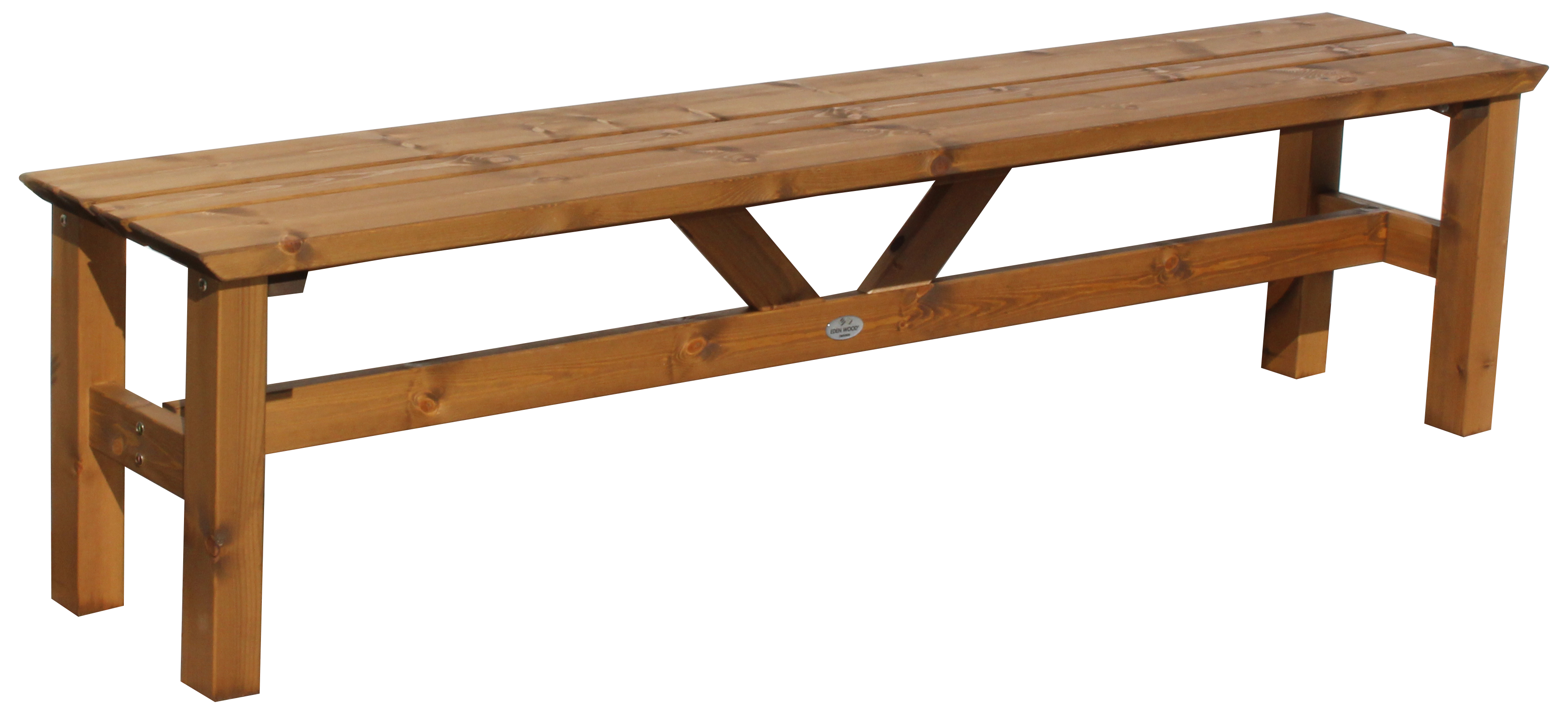 Eden Wood Viking EW 0284-61 Trädgårdsbänk 190 cm Brun