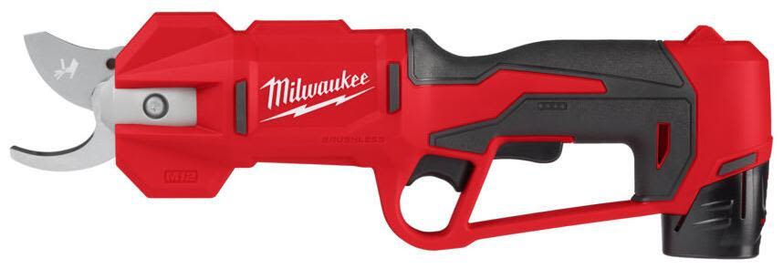 Milwaukee M12 BLPRS-202 Sekatör med batteri och laddare