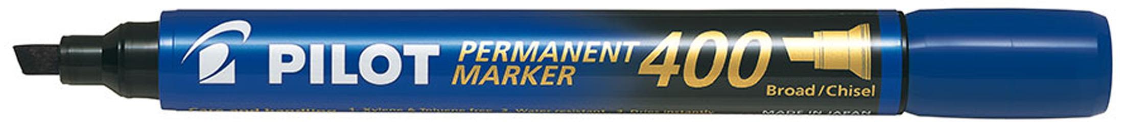 Pilot 504078 Märkpenna sned spets, 20-pack Blå