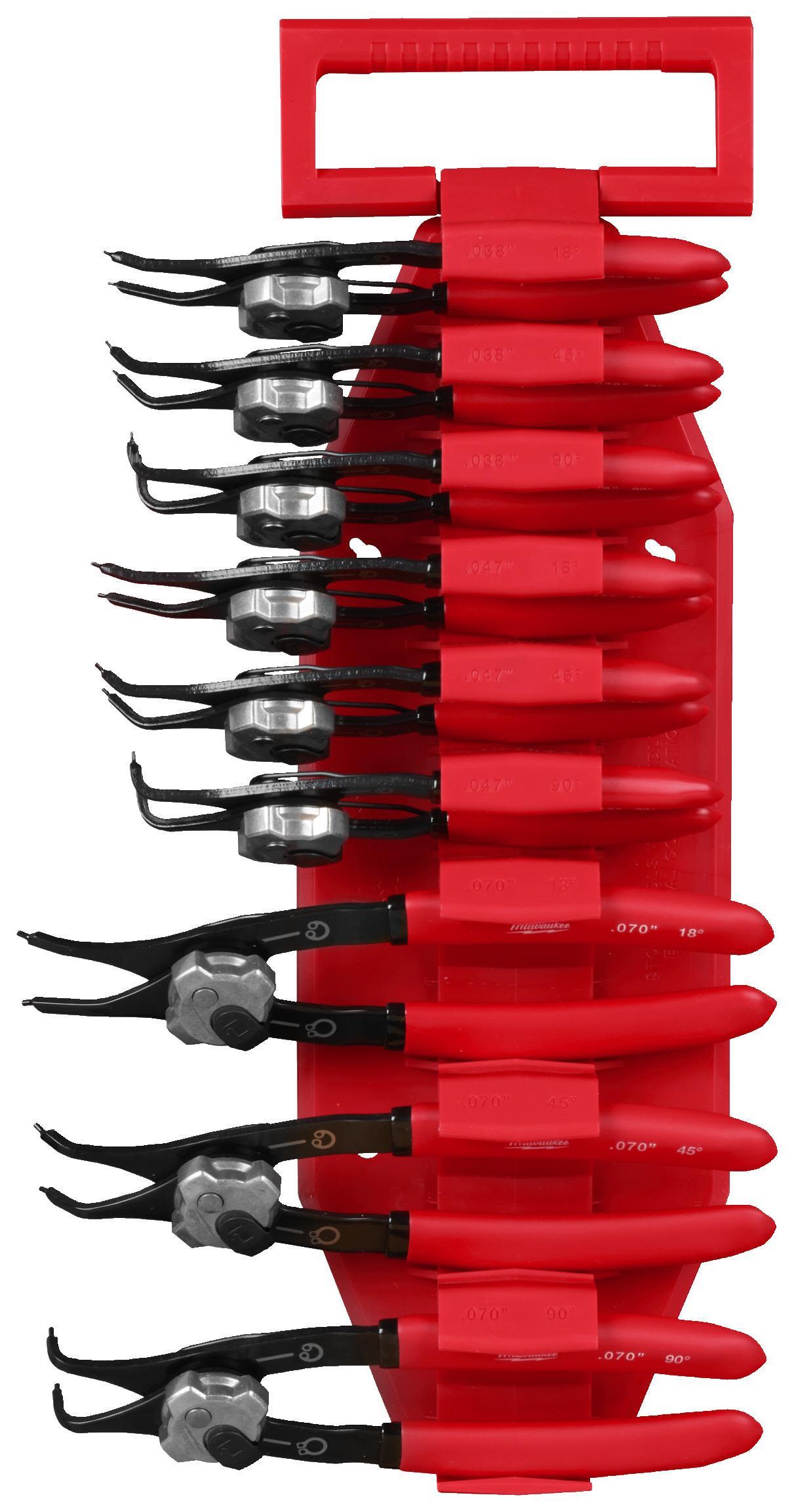 Milwaukee 4932492496 Låsringstångssats 9 delar