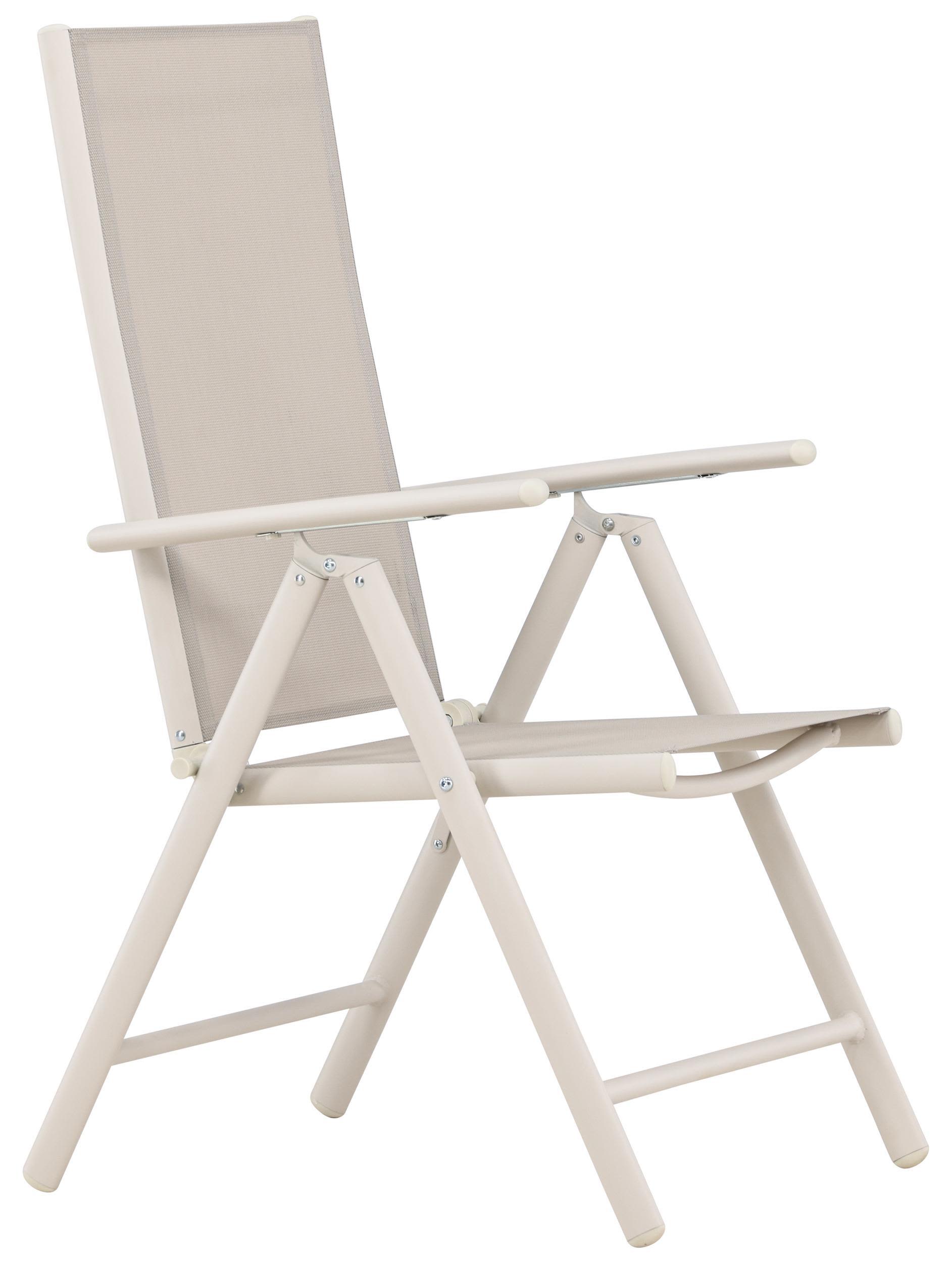 Venture Home Break Positionsstol Aluminium/Beige, 2-pack