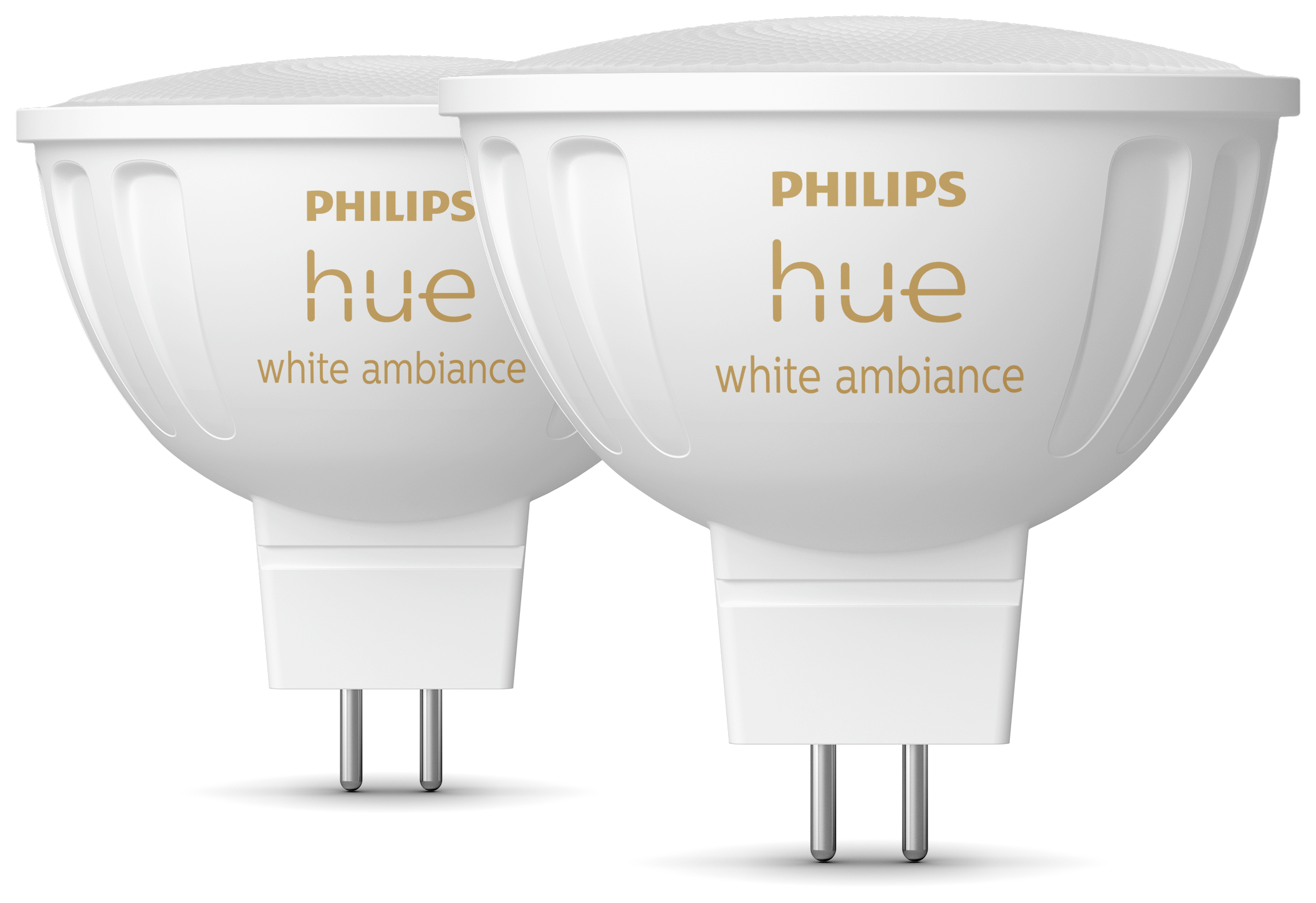 Philips Hue Huewca 929003575202 LED-lamppu 2 kpl, 400 lm, lämpimästä viileään valkoiseen, GU 5.3 (MR16)