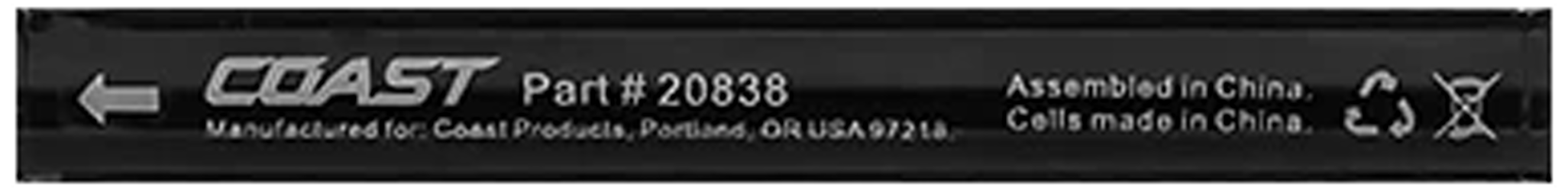 Coast Z500 Batteri