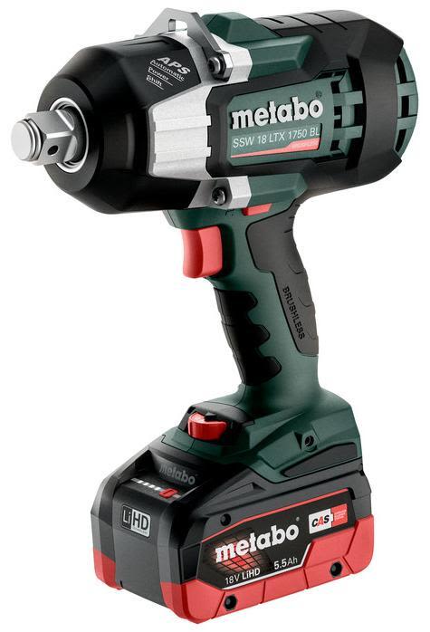 Metabo SSW 1750 18 LTX BLXLIHD Mutterdragare med batteri och laddare