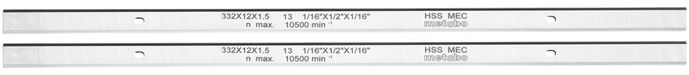 Metabo 0911063549 Høvelstål HSS, 2 stk.