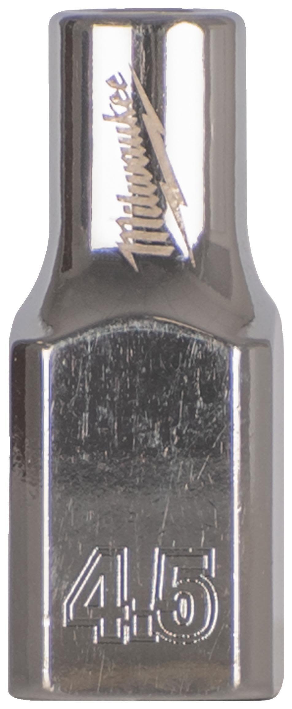 Milwaukee 4932479993 Hylsa 1/4", kort 4,5 mm